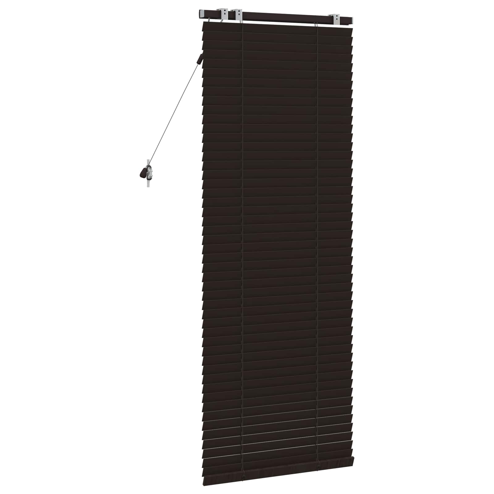 Jaloezie Donkerbruin 55 x 160 cm 35 mm Massief Paulowniahout is nu te koop bij PeponiXL, paradijselijk wonen!