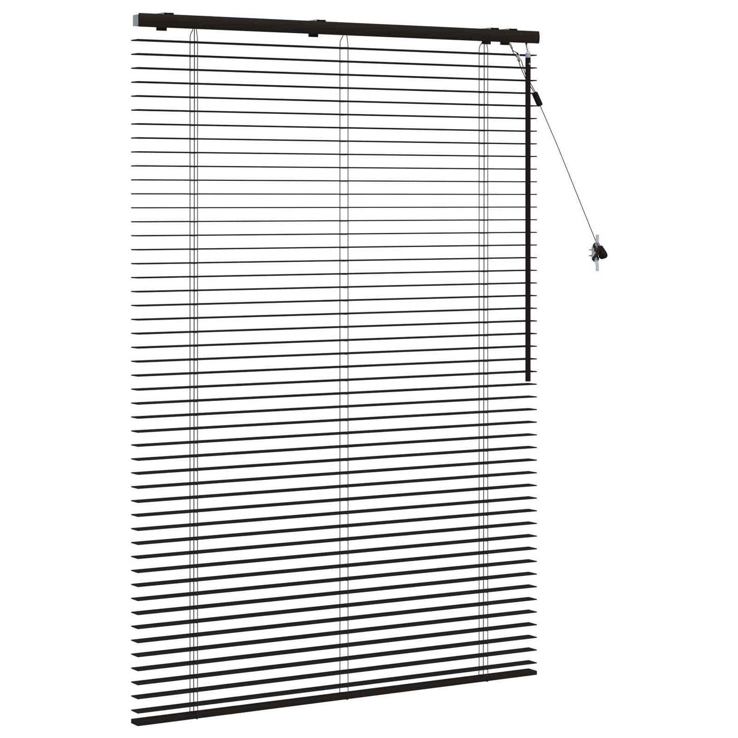 Jaloezie Donkerbruin 115 x 160 cm 35 mm Massief Paulowniahout is nu te koop bij PeponiXL, paradijselijk wonen!
