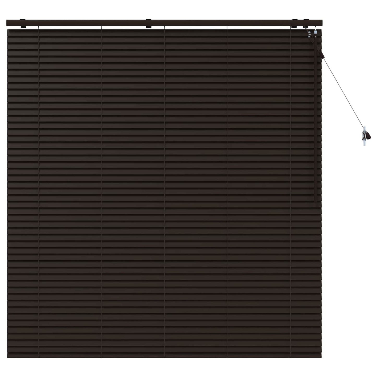 Jaloezie Donkerbruin 145 x 160 cm 35 mm Massief Paulowniahout is nu te koop bij PeponiXL, paradijselijk wonen!