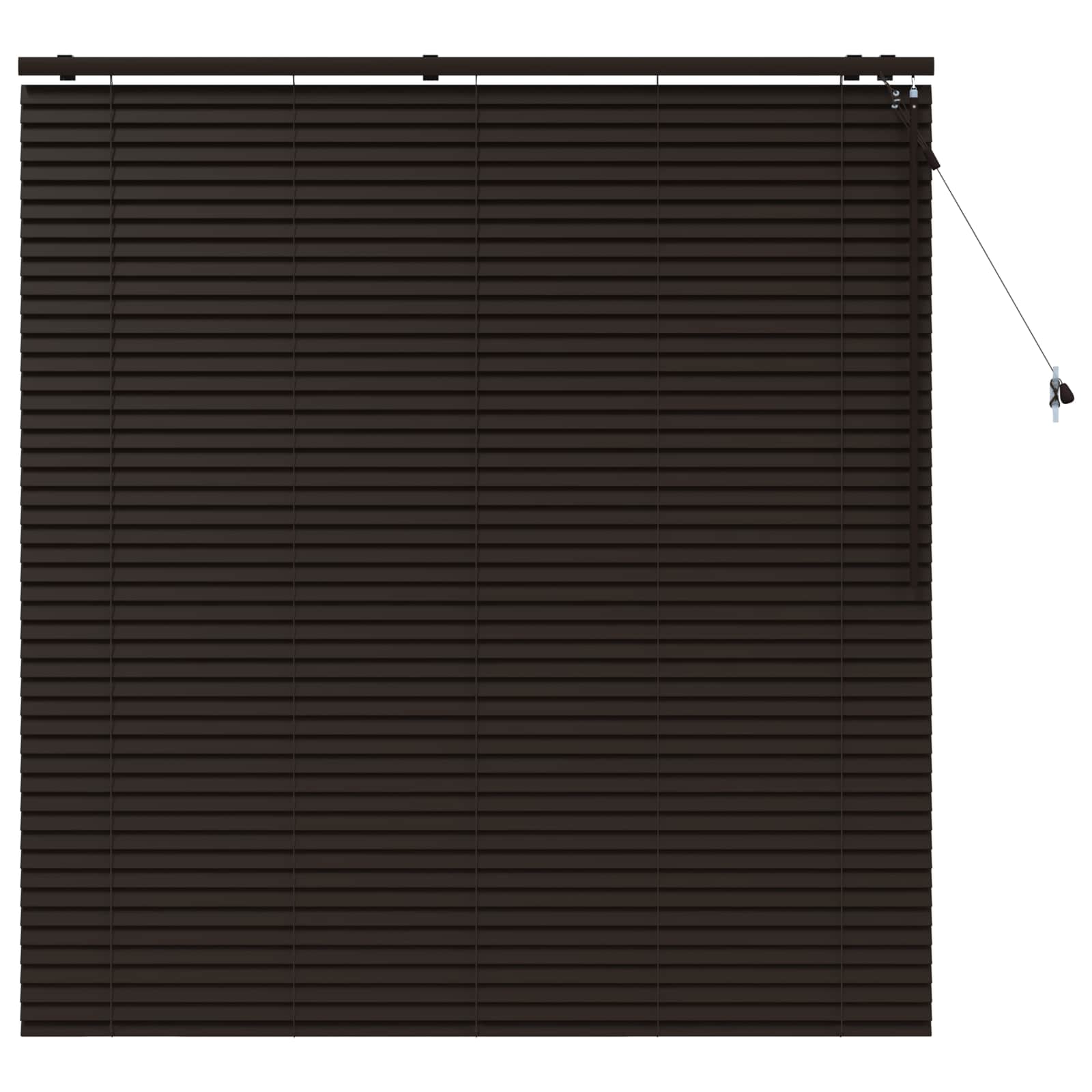 Jaloezie Donkerbruin 150 x 160 cm 35 mm Massief Paulowniahout is nu te koop bij PeponiXL, paradijselijk wonen!