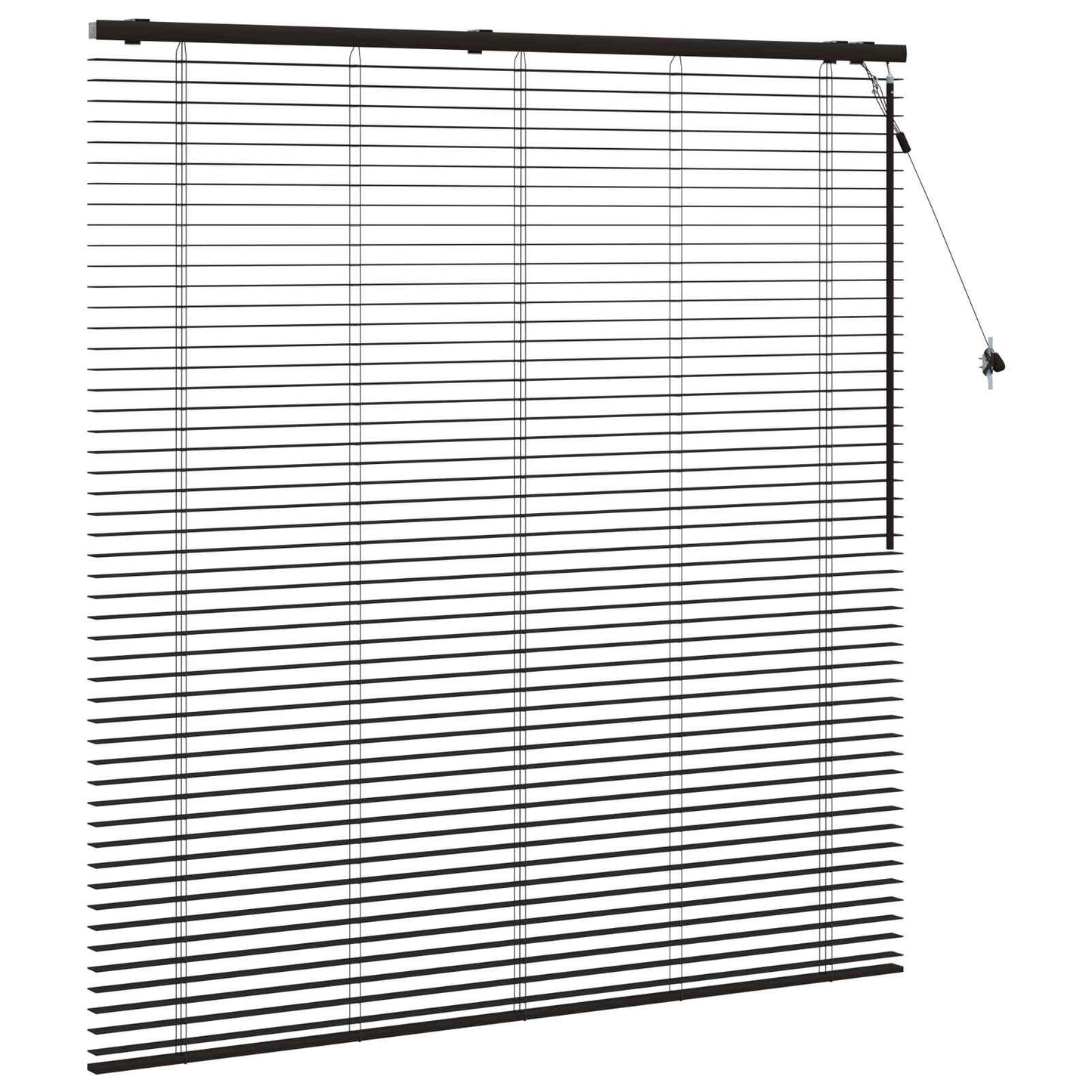 Jaloezie Donkerbruin 155 x 160 cm 35 mm Massief Paulowniahout is nu te koop bij PeponiXL, paradijselijk wonen!