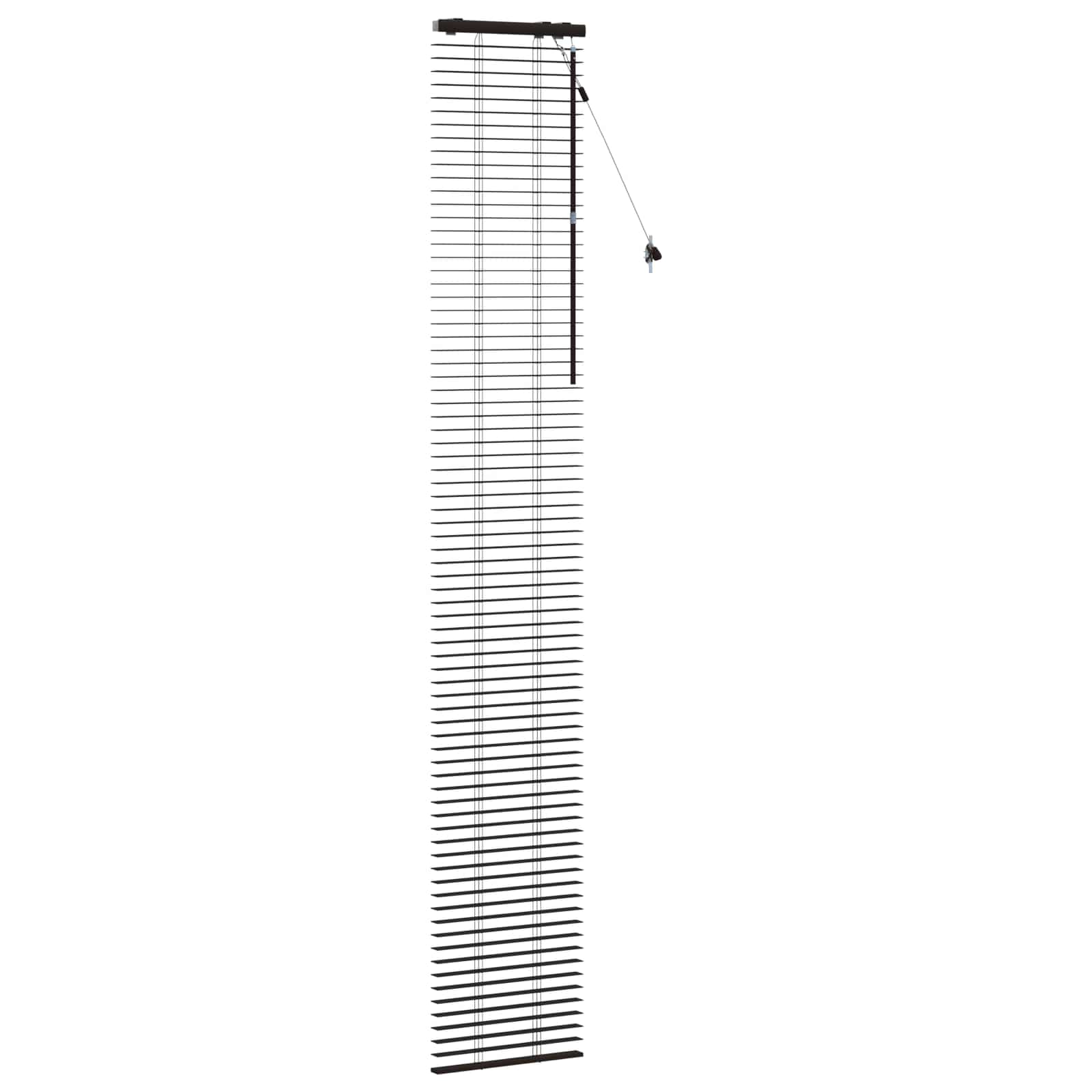 Jaloezie Donkerbruin 40 x 250 cm 35 mm Massief Paulowniahout is nu te koop bij PeponiXL, paradijselijk wonen!