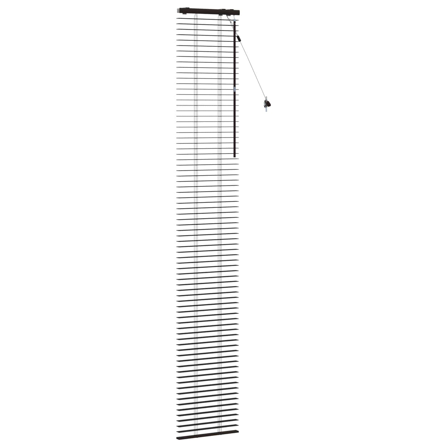 Jaloezie Donkerbruin 45 x 250 cm 35 mm Massief Paulowniahout is nu te koop bij PeponiXL, paradijselijk wonen!