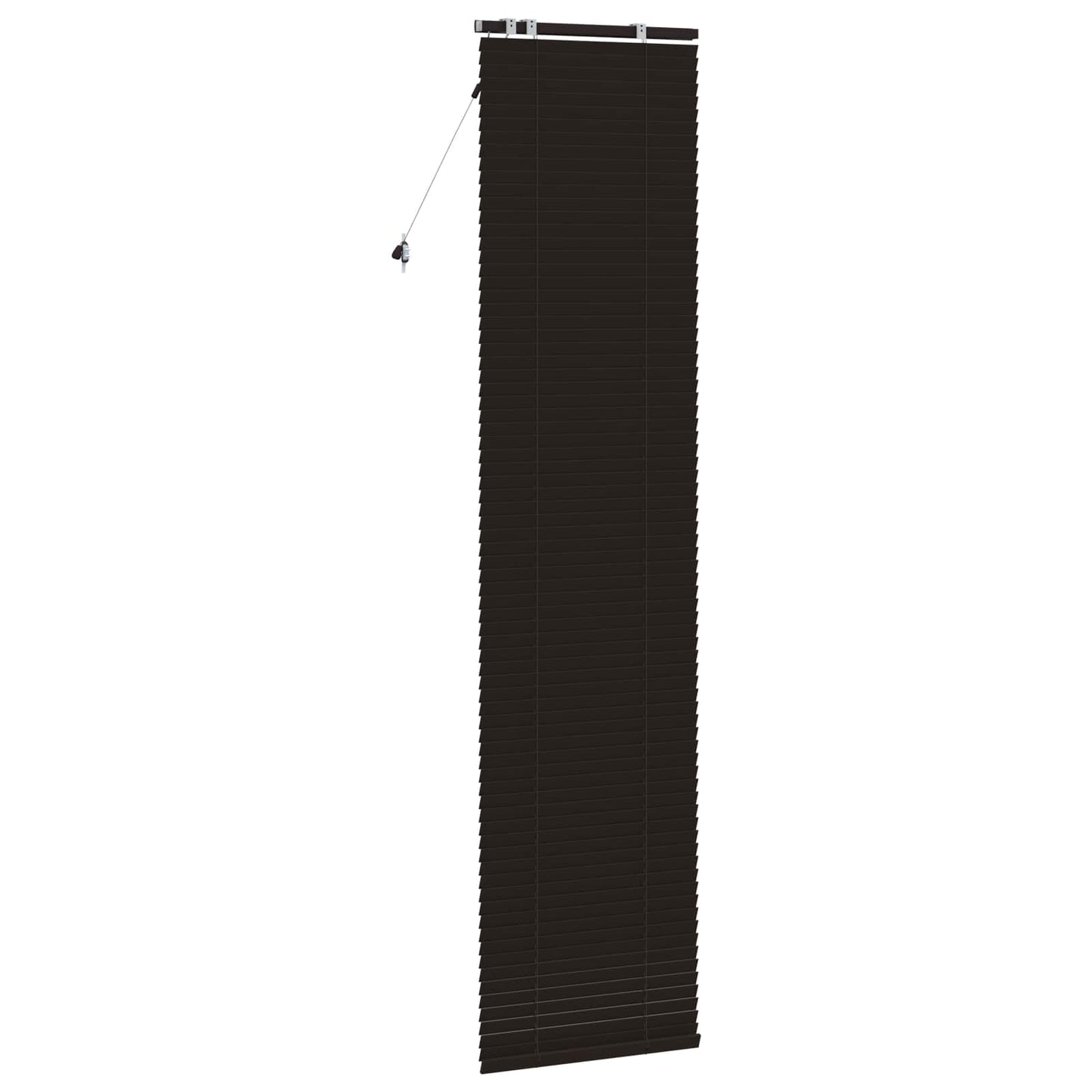 Jaloezie Donkerbruin 55 x 250 cm 35 mm Massief Paulowniahout is nu te koop bij PeponiXL, paradijselijk wonen!