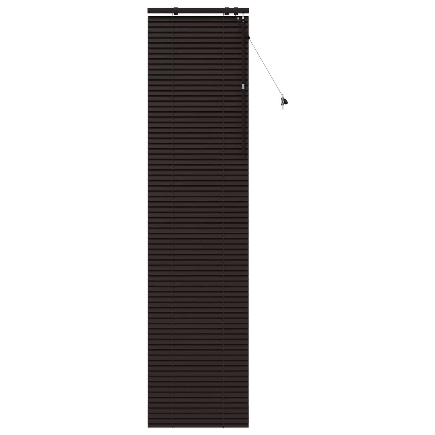 Jaloezie Donkerbruin 55 x 250 cm 35 mm Massief Paulowniahout is nu te koop bij PeponiXL, paradijselijk wonen!