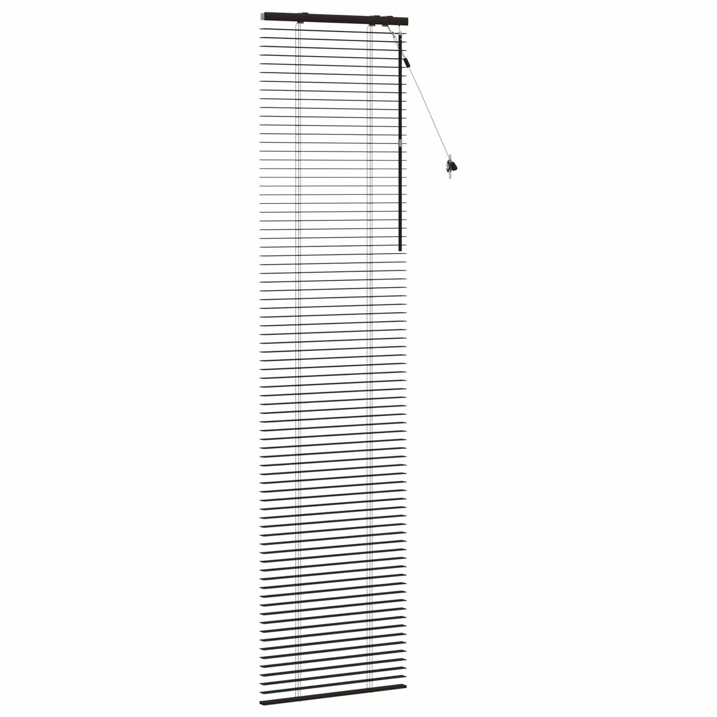 Jaloezie Donkerbruin 60 x 250 cm 35 mm Massief Paulowniahout is nu te koop bij PeponiXL, paradijselijk wonen!