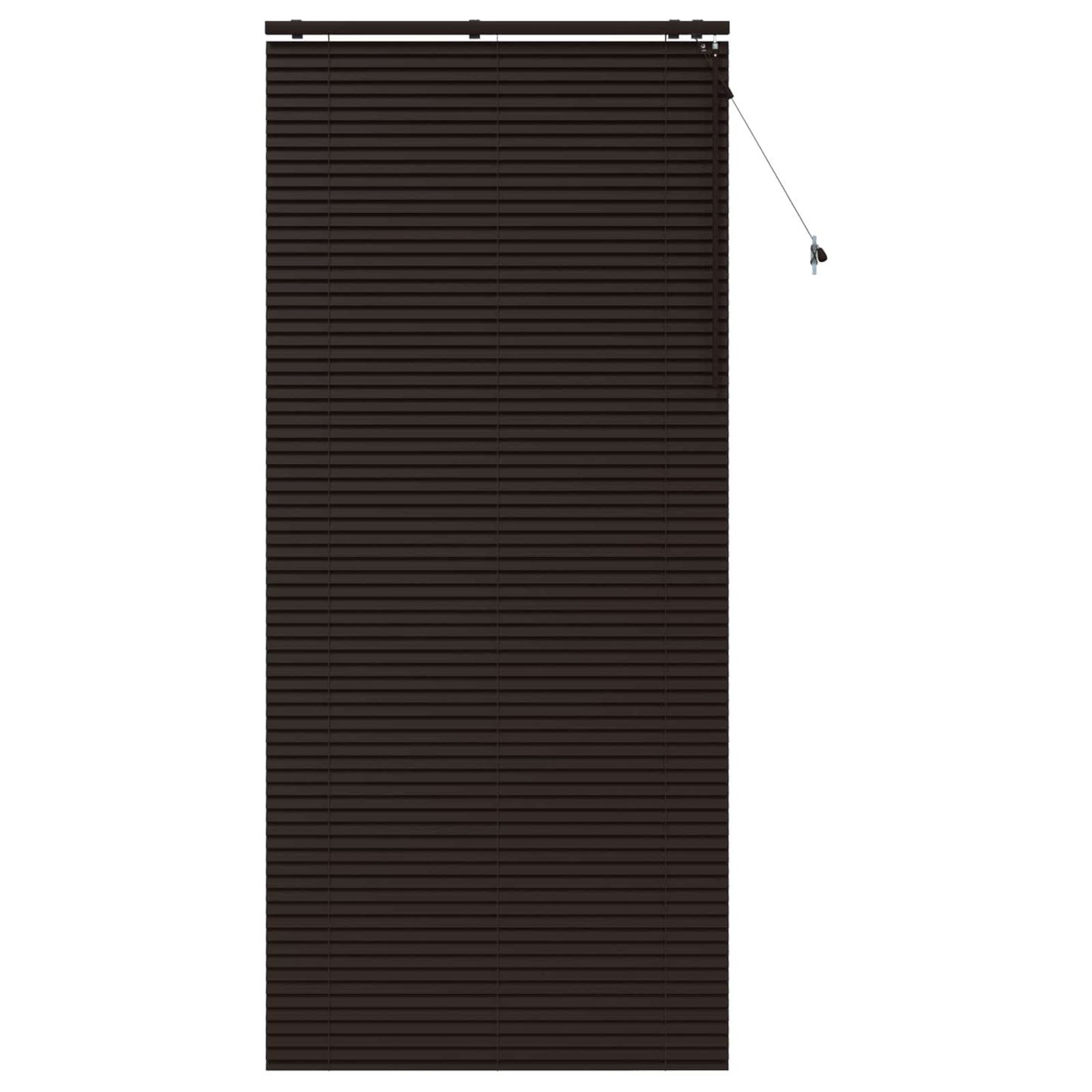 Jaloezie Donkerbruin 115 x 250 cm 35 mm Massief Paulowniahout is nu te koop bij PeponiXL, paradijselijk wonen!
