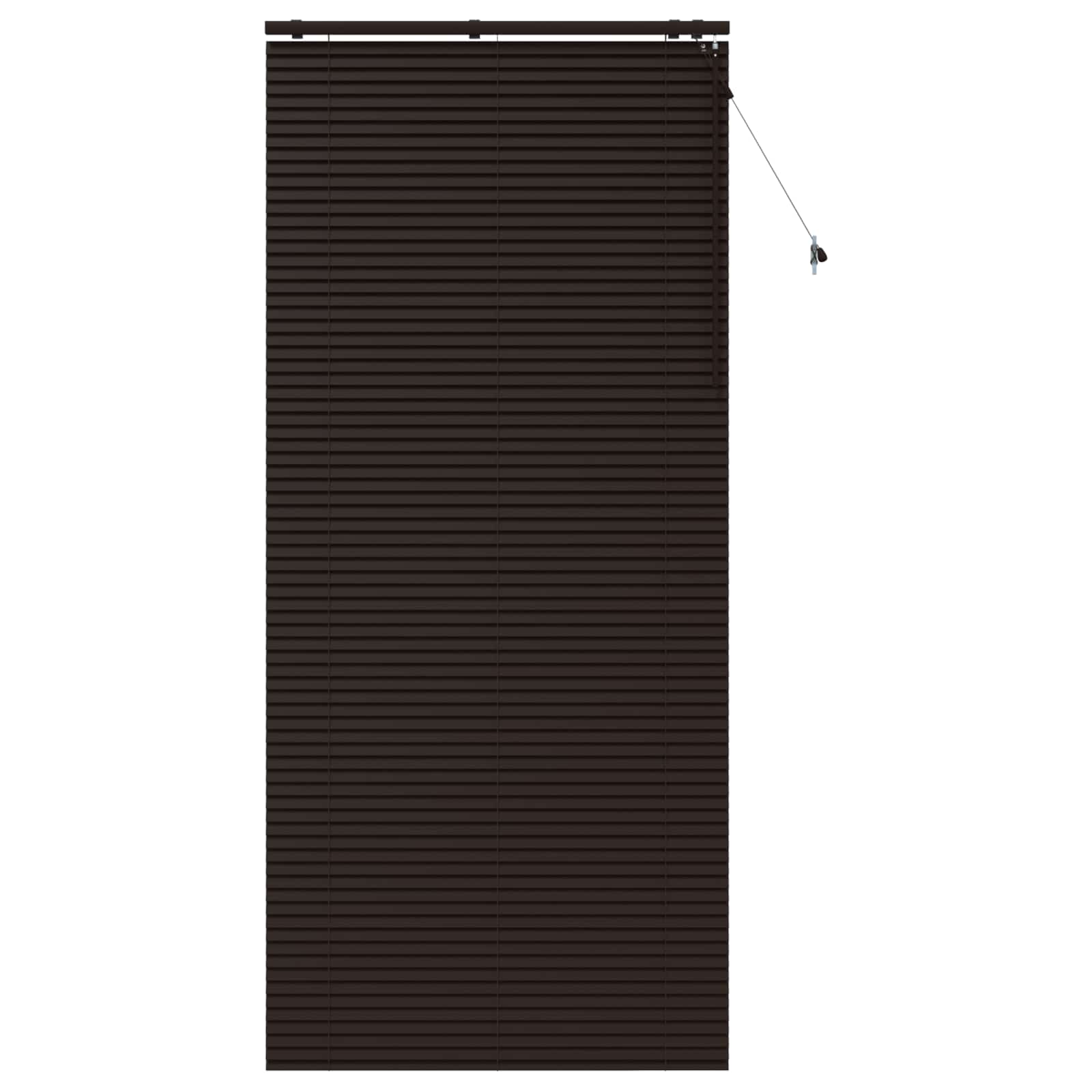 Jaloezie Donkerbruin 115 x 250 cm 35 mm Massief Paulowniahout is nu te koop bij PeponiXL, paradijselijk wonen!