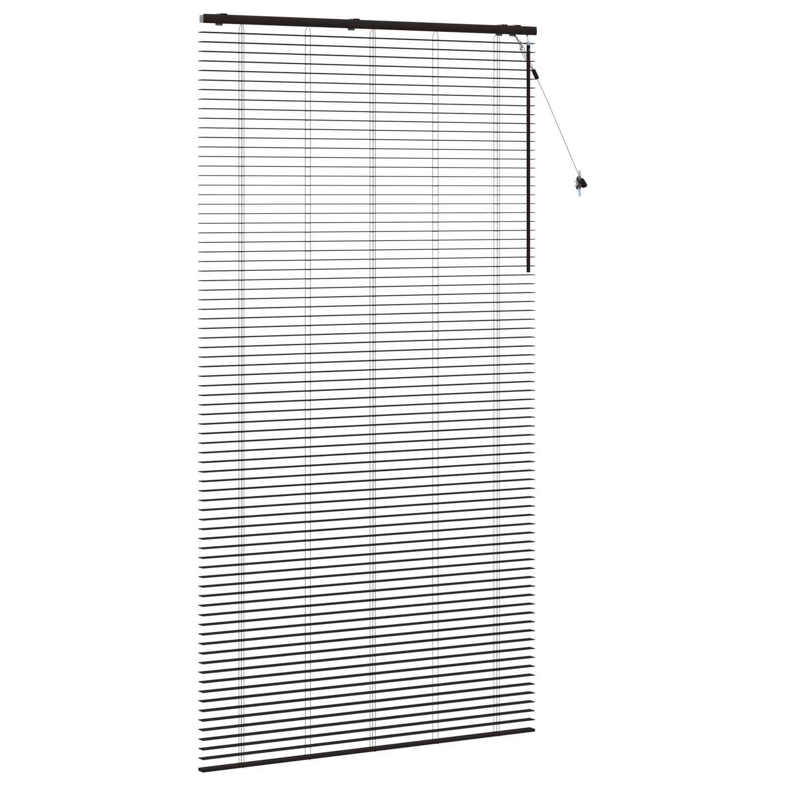 Jaloezie Donkerbruin 125 x 250 cm 35 mm Massief Paulowniahout is nu te koop bij PeponiXL, paradijselijk wonen!