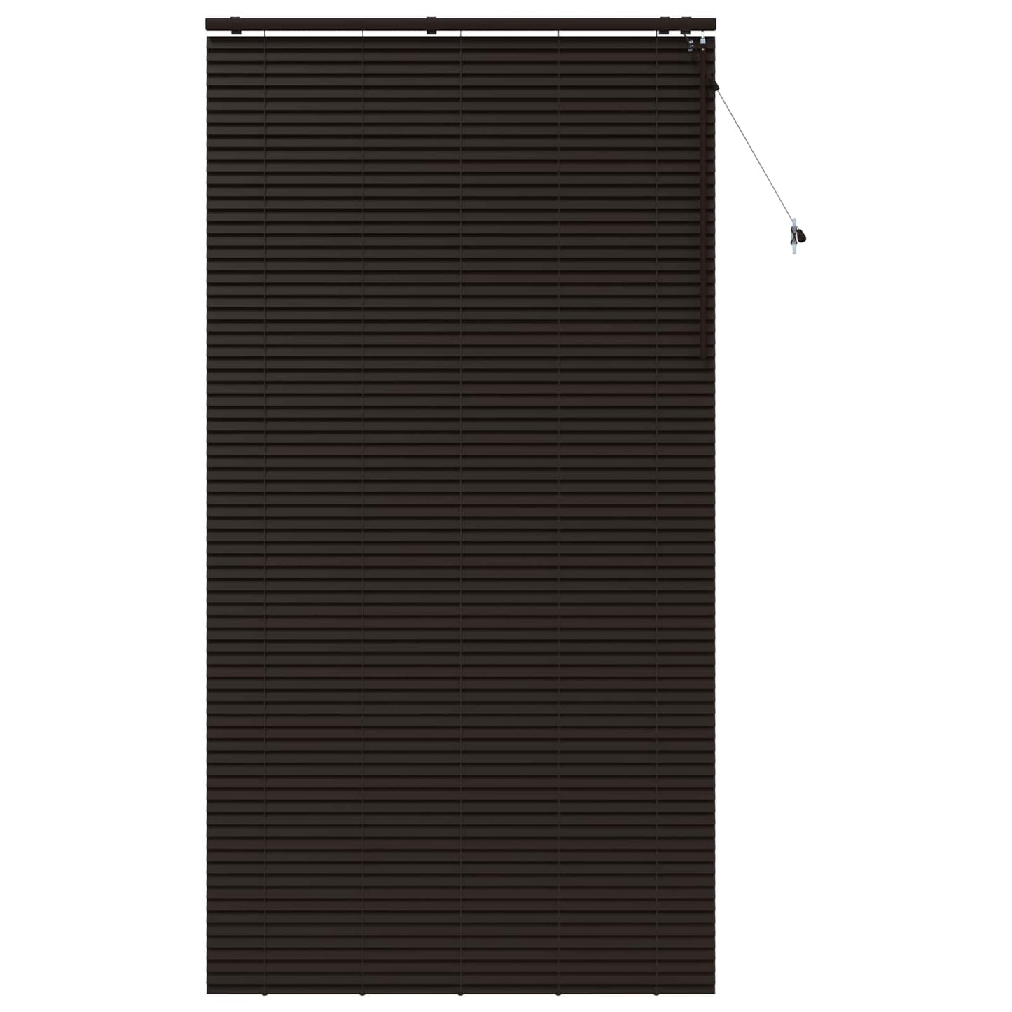 Jaloezie Donkerbruin 125 x 250 cm 35 mm Massief Paulowniahout is nu te koop bij PeponiXL, paradijselijk wonen!