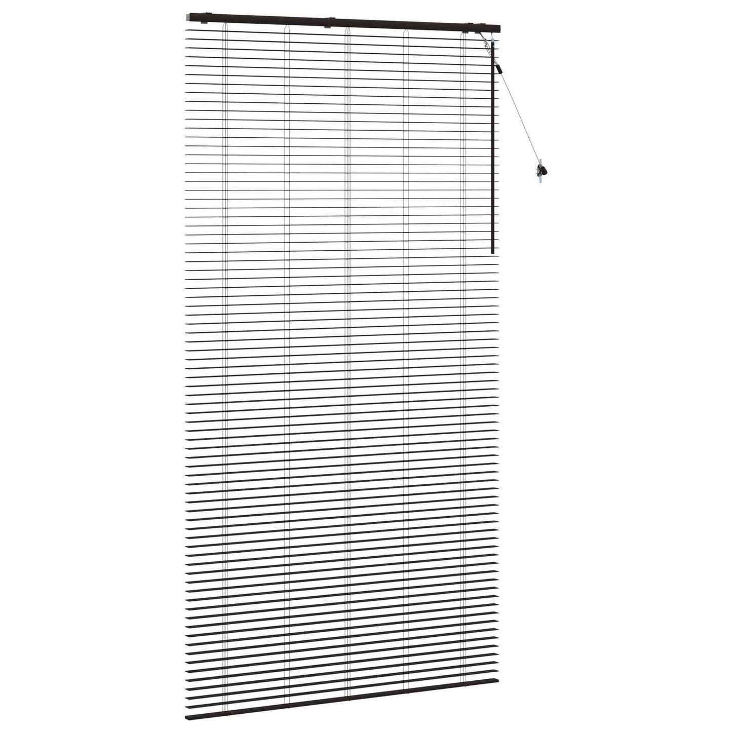 Jaloezie Donkerbruin 140 x 250 cm 35 mm Massief Paulowniahout is nu te koop bij PeponiXL, paradijselijk wonen!