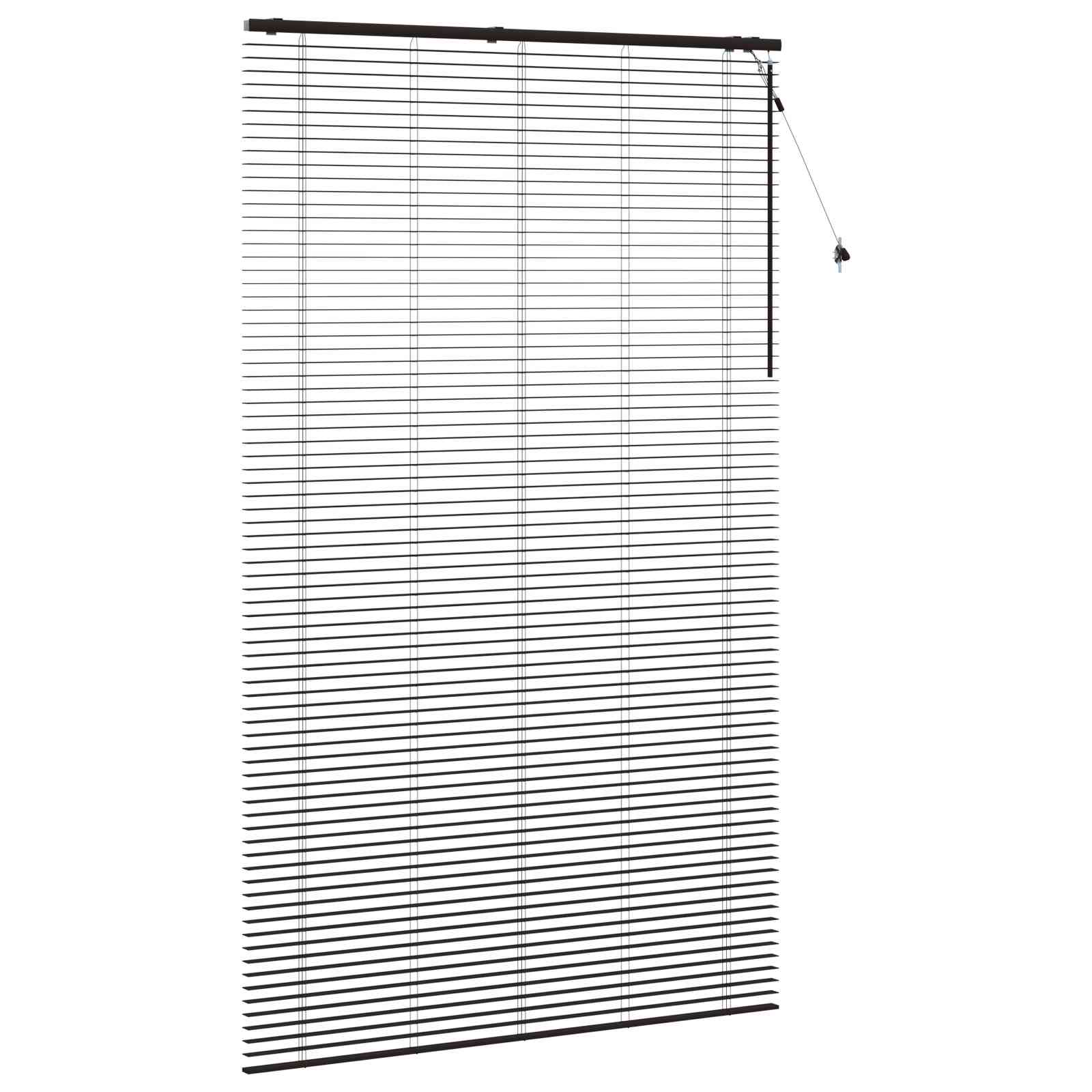 Jaloezie Donkerbruin 150 x 250 cm 35 mm Massief Paulowniahout is nu te koop bij PeponiXL, paradijselijk wonen!