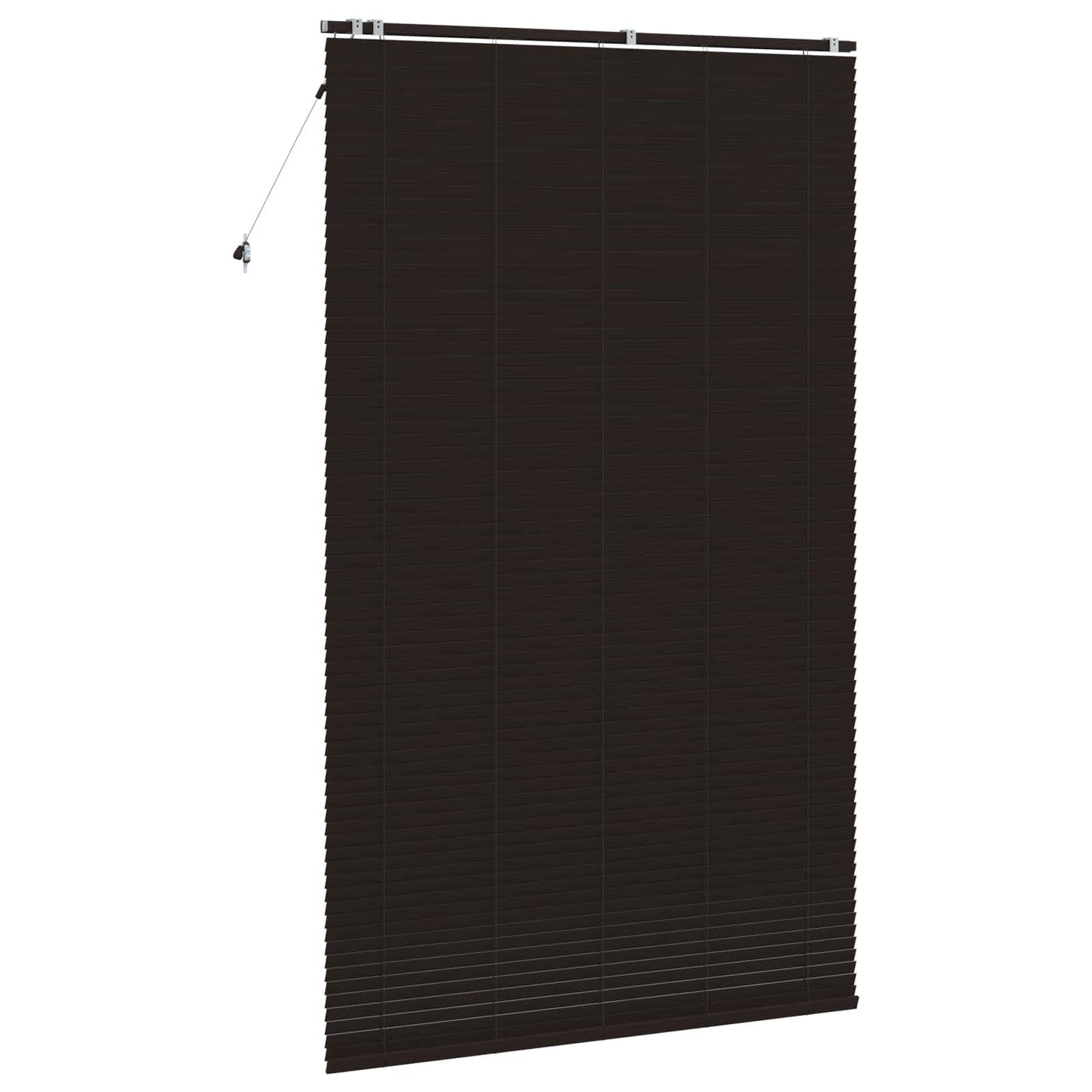 Jaloezie Donkerbruin 155 x 250 cm 35 mm Massief Paulowniahout is nu te koop bij PeponiXL, paradijselijk wonen!