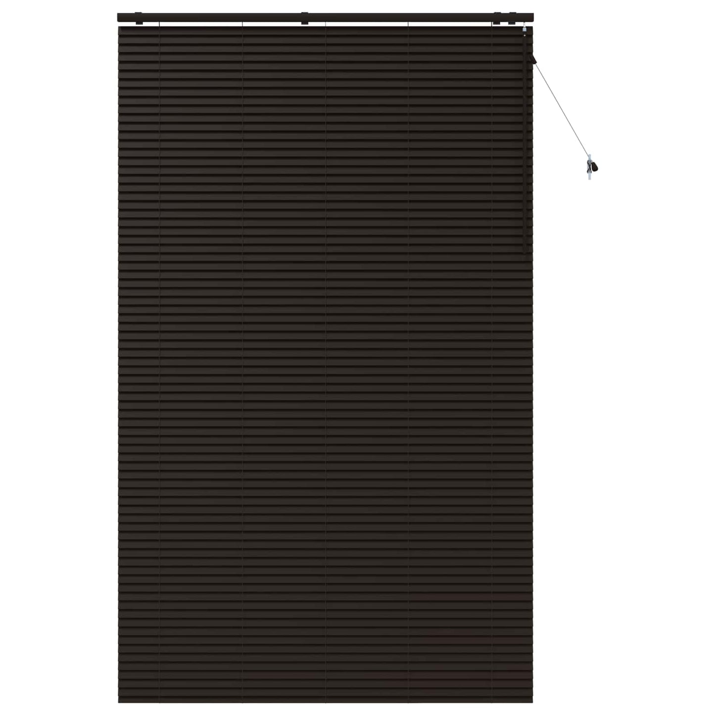 Jaloezie Donkerbruin 160 x 250 cm 35 mm Massief Paulowniahout is nu te koop bij PeponiXL, paradijselijk wonen!
