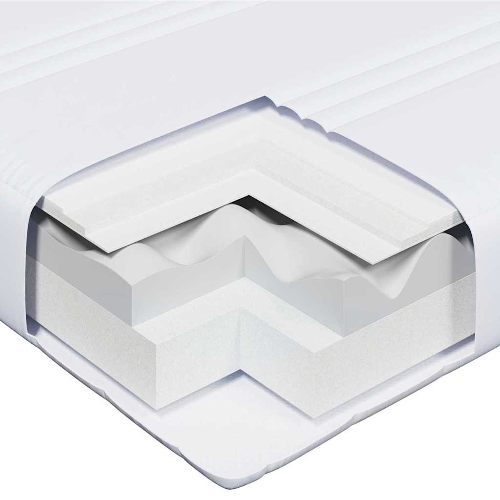 Bedframe met matras Bruin 80 x 200 cm Massief grenenhout is nu te koop bij PeponiXL, paradijselijk wonen!