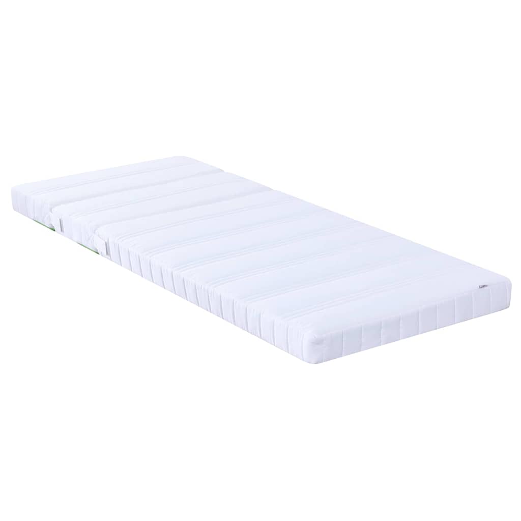 Bedframe met matras Bruin 80 x 200 cm Massief grenenhout is nu te koop bij PeponiXL, paradijselijk wonen!