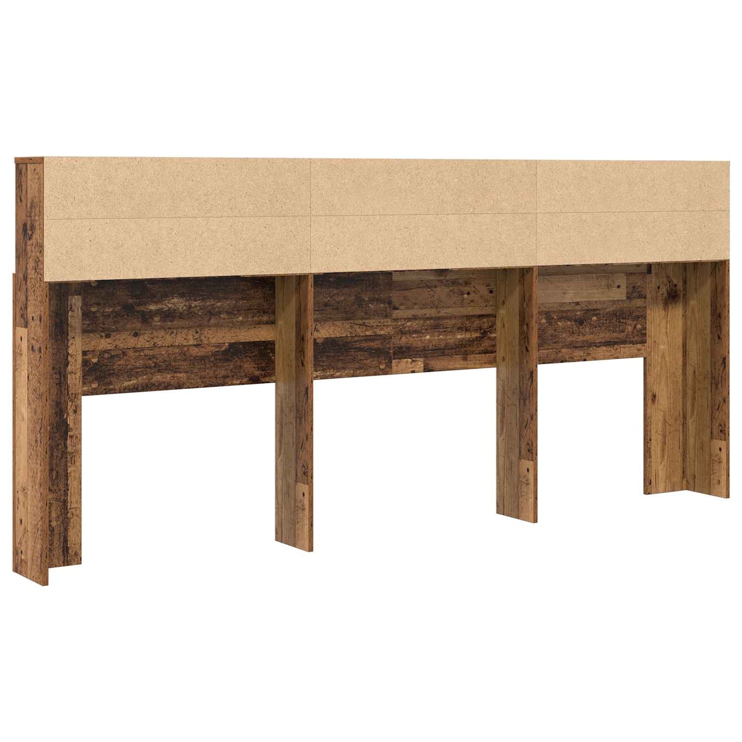 Hoofdeinde kas Oudhout 220 x 19 x 101,5 cm Bewerkt hout is nu te koop bij PeponiXL, paradijselijk wonen!
