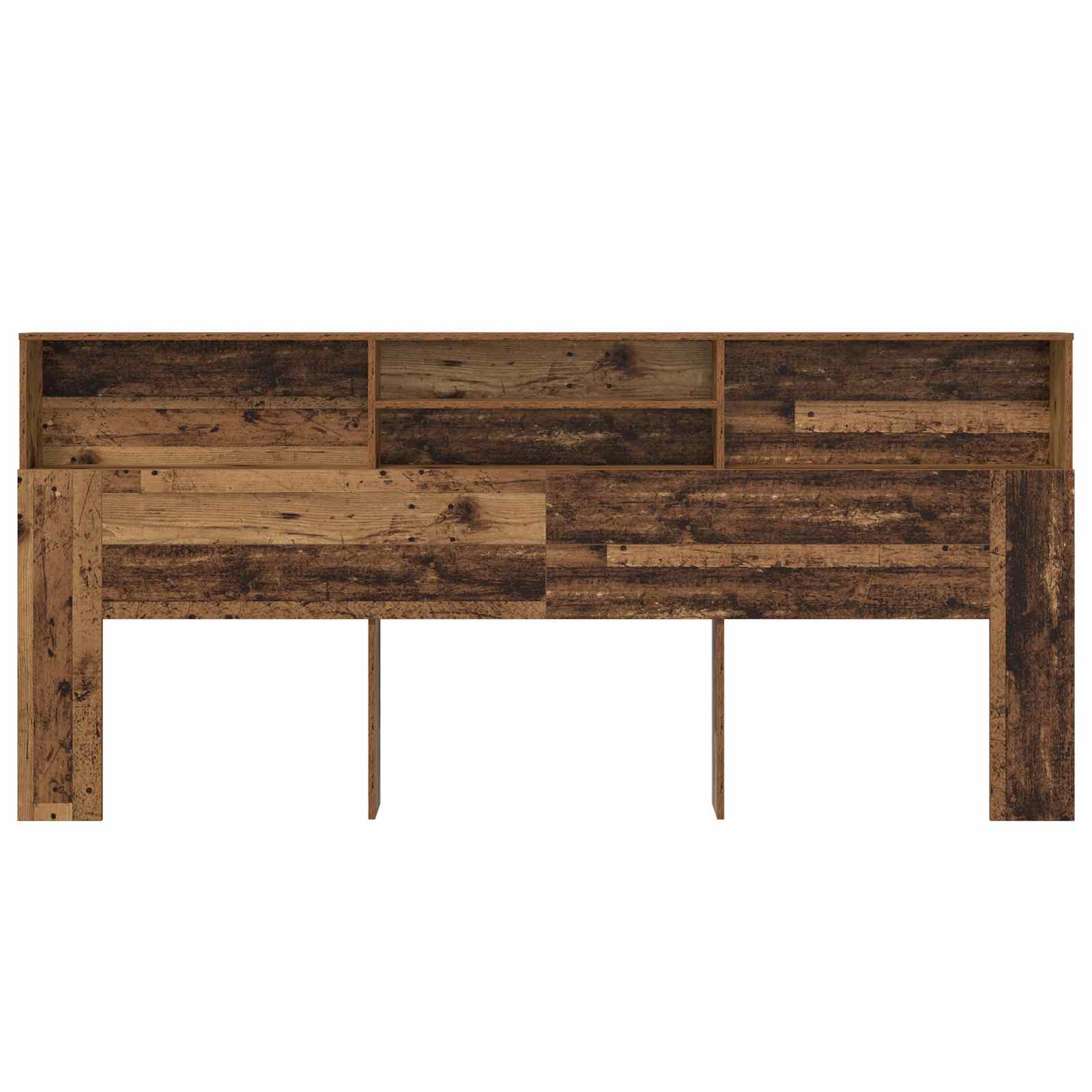 Hoofdeinde kas Oudhout 220 x 19 x 101,5 cm Bewerkt hout is nu te koop bij PeponiXL, paradijselijk wonen!