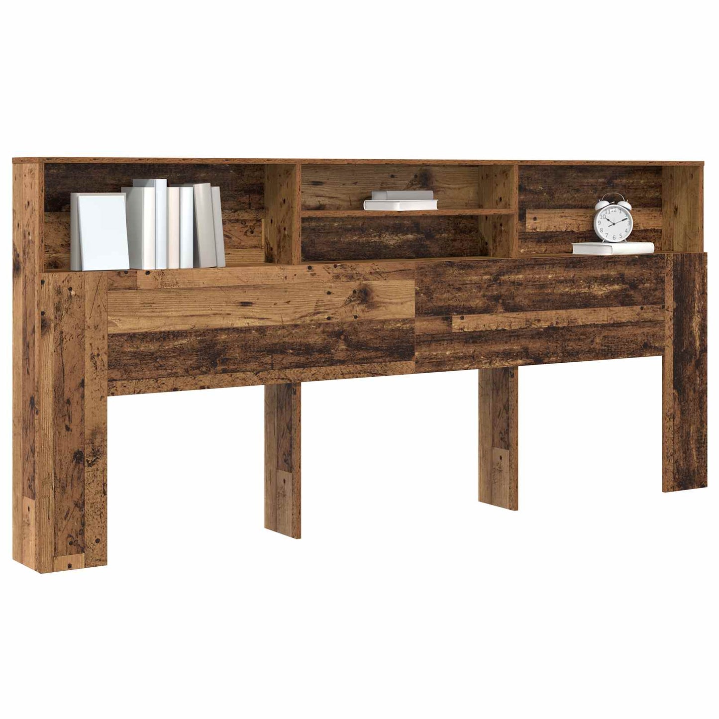 Hoofdeinde kas Oudhout 220 x 19 x 101,5 cm Bewerkt hout is nu te koop bij PeponiXL, paradijselijk wonen!
