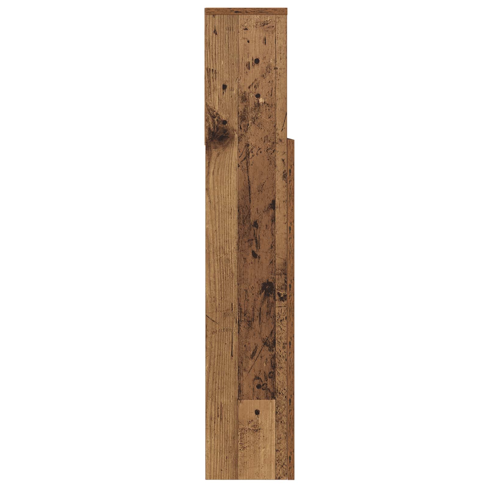 Hoofdeinde kas Oudhout 220 x 19 x 101,5 cm Bewerkt hout is nu te koop bij PeponiXL, paradijselijk wonen!