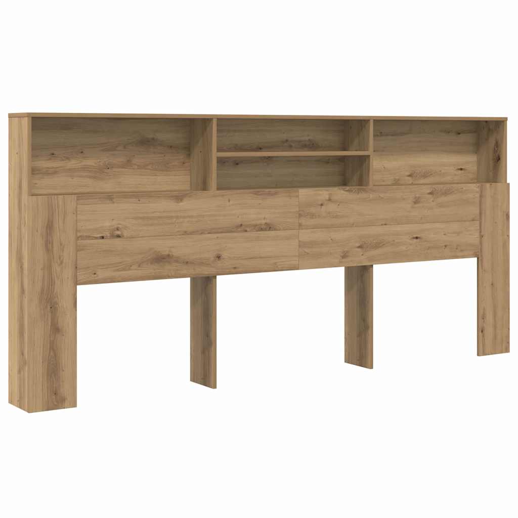 Hoofdeinde kas Artisan Eiken 220 x 19 x 101,5 cm Bewerkt hout is nu te koop bij PeponiXL, paradijselijk wonen!