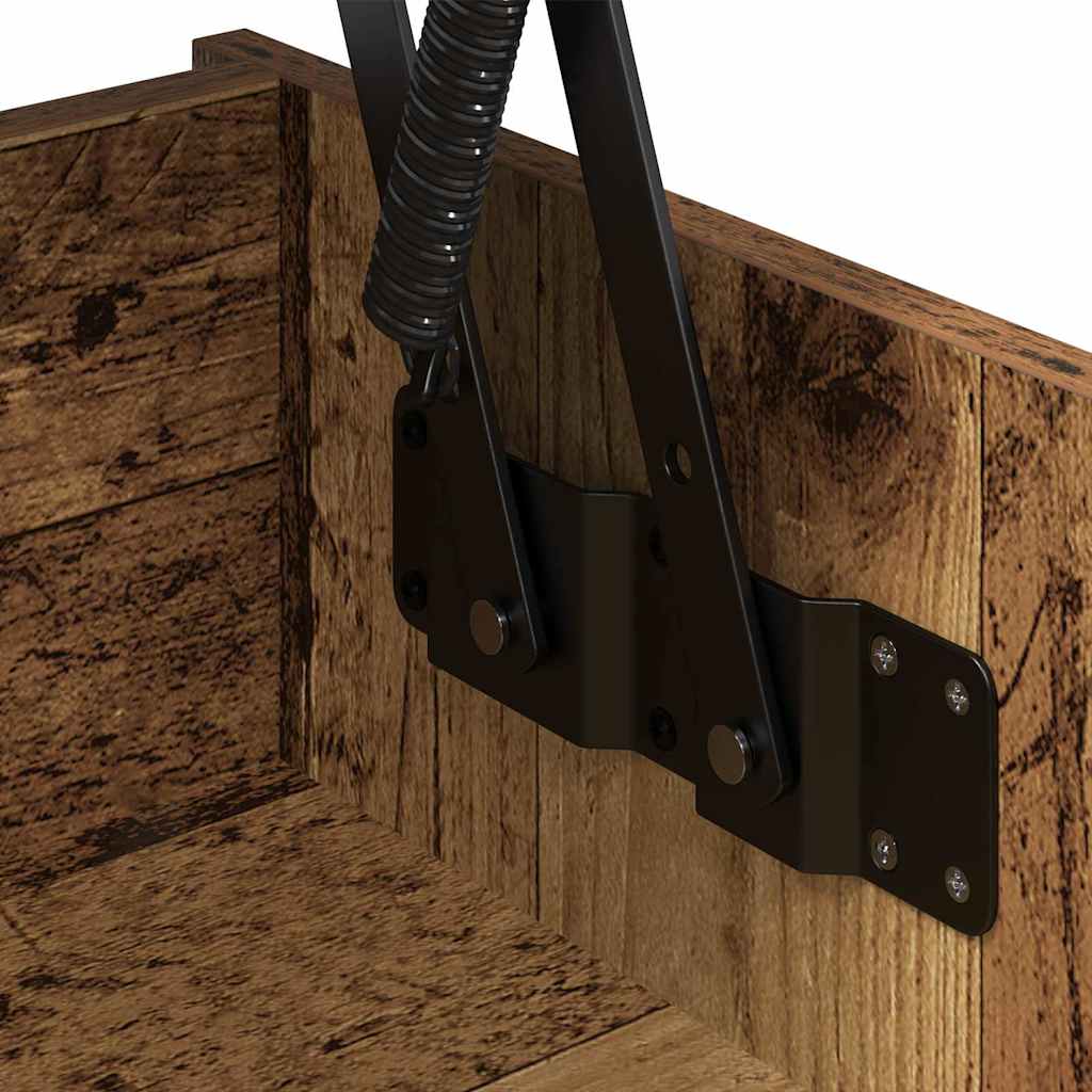 Salontafel Oud Hout 80 x 50,5 x 41,5 cm Bewerkt hout is nu te koop bij PeponiXL, paradijselijk wonen!