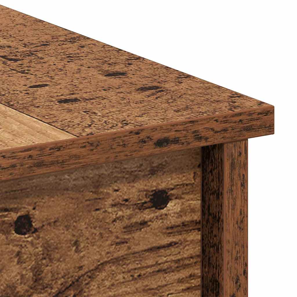 Salontafel Oud Hout 102 x 50,5 x 46,5 cm Bewerkt hout is nu te koop bij PeponiXL, paradijselijk wonen!