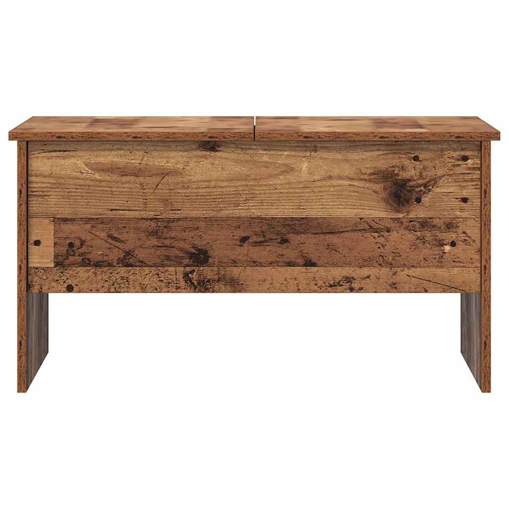Salontafel Oud Hout 102 x 50,5 x 46,5 cm Bewerkt hout is nu te koop bij PeponiXL, paradijselijk wonen!