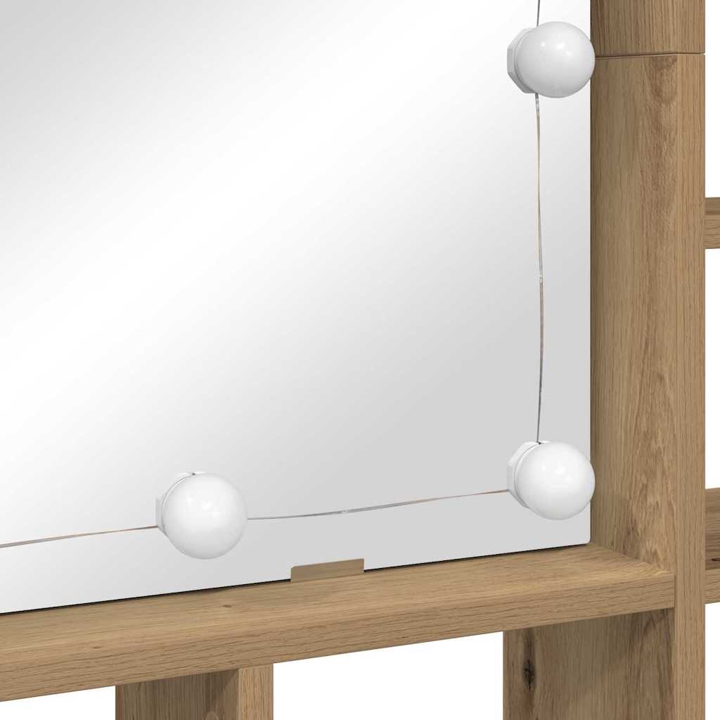 Spiegelkast Artisan Eiken 91 x 15 x 76,5 cm Bewerkt hout is nu te koop bij PeponiXL, paradijselijk wonen!