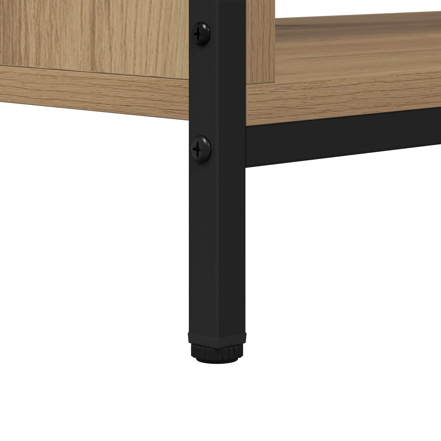 TV-kast 100 x 40 x 45 cm Artisan Eiken Bewerkt hout is nu te koop bij PeponiXL, paradijselijk wonen!