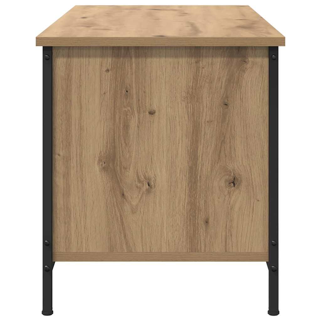 TV-kast Artisan Eiken 100 x 40 x 45 cm Bewerkt hout is nu te koop bij PeponiXL, paradijselijk wonen!
