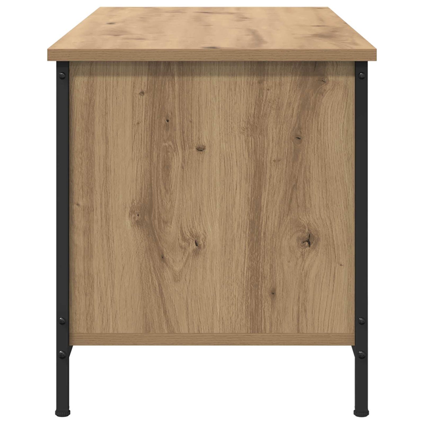 TV-kast 100 x 40 x 45 cm Artisan Eiken Bewerkt hout is nu te koop bij PeponiXL, paradijselijk wonen!