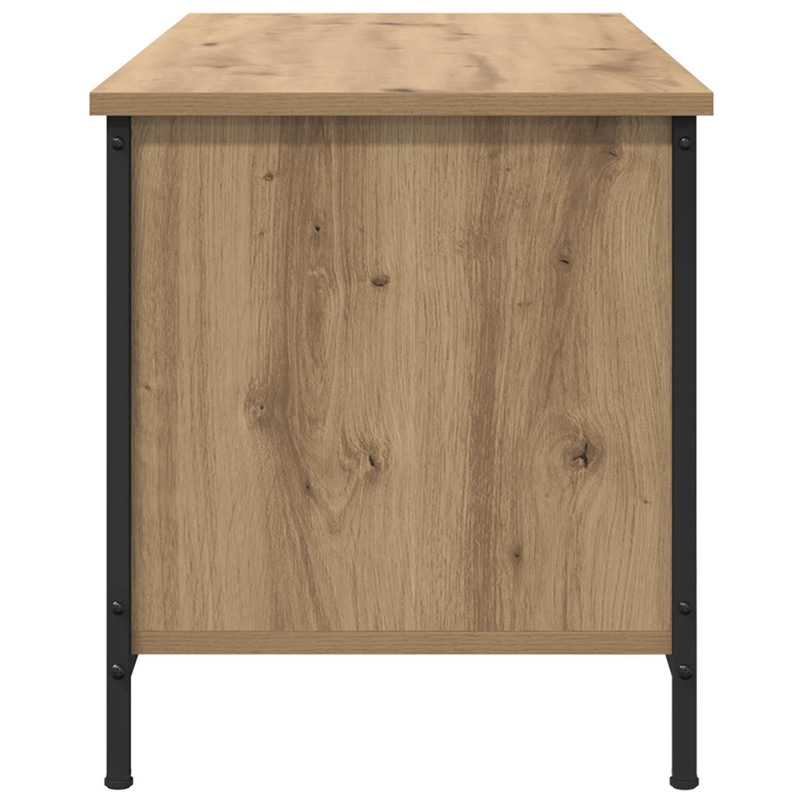 TV-kast 100 x 40 x 45 cm Artisan Eiken Bewerkt hout is nu te koop bij PeponiXL, paradijselijk wonen!