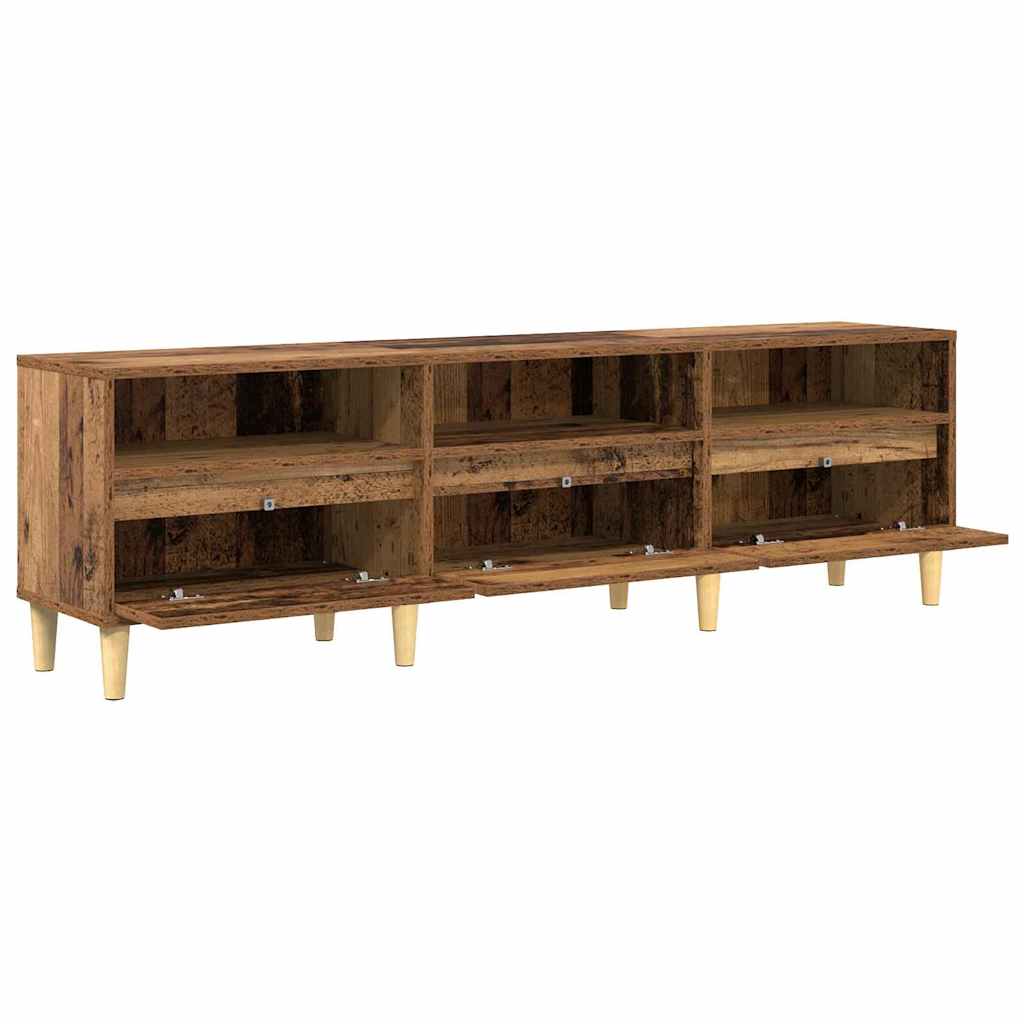 TV-kast met lade Oud Hout 150 x 30 x 45 cm Bewerkt hout is nu te koop bij PeponiXL, paradijselijk wonen!