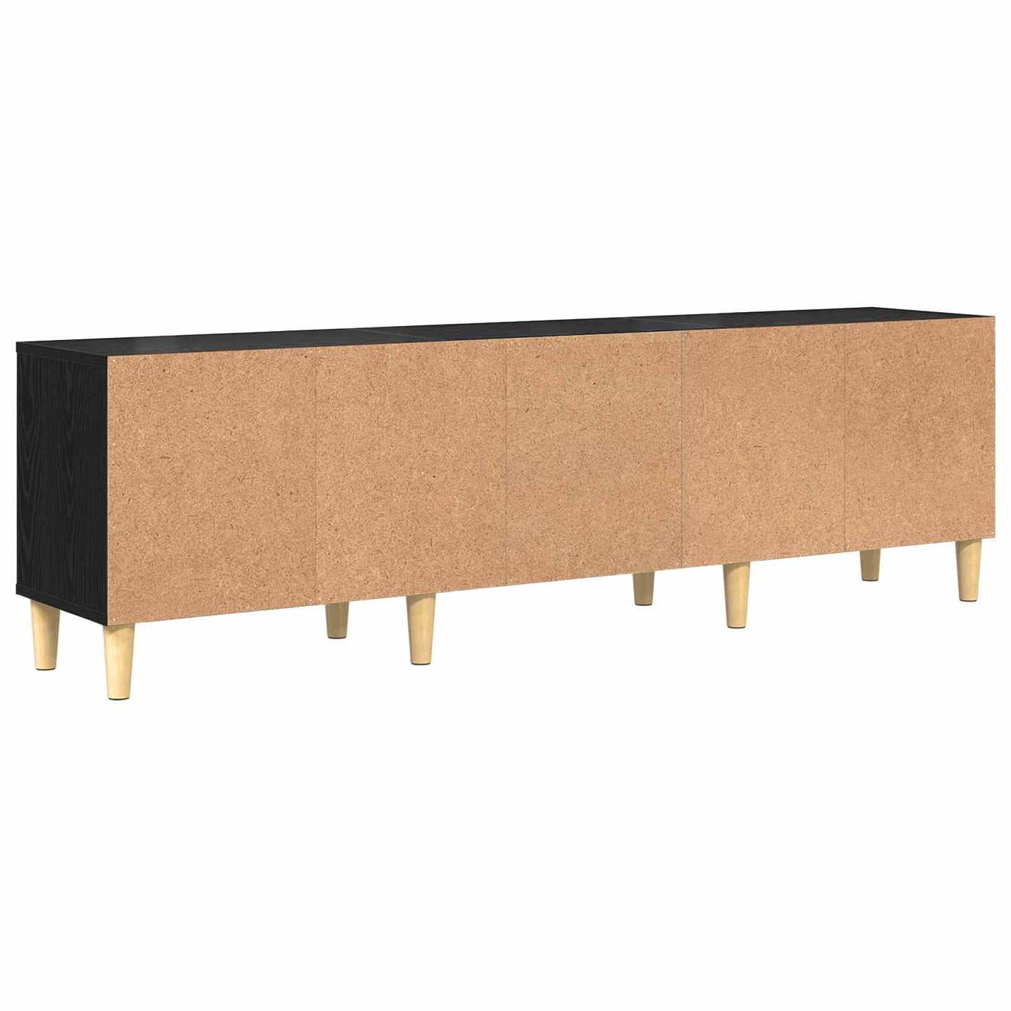 TV-kast met lade Zwart Eiken 150 x 30 x 45 cm Bewerkt hout is nu te koop bij PeponiXL, paradijselijk wonen!