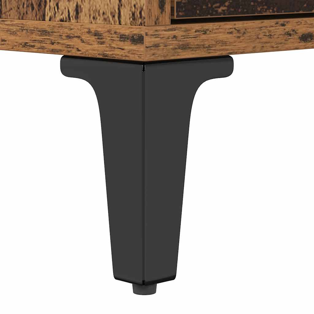 TV-kast Oud Hout 150 x 30 x 45 cm Gemonteerd hout en ijzer is nu te koop bij PeponiXL, paradijselijk wonen!