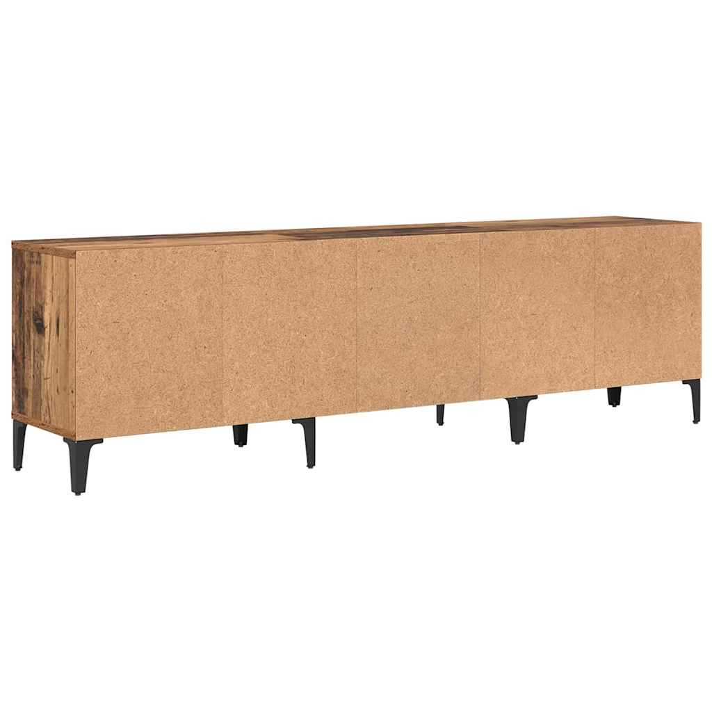 TV-kast Oud Hout 150 x 30 x 45 cm Gemonteerd hout en ijzer is nu te koop bij PeponiXL, paradijselijk wonen!