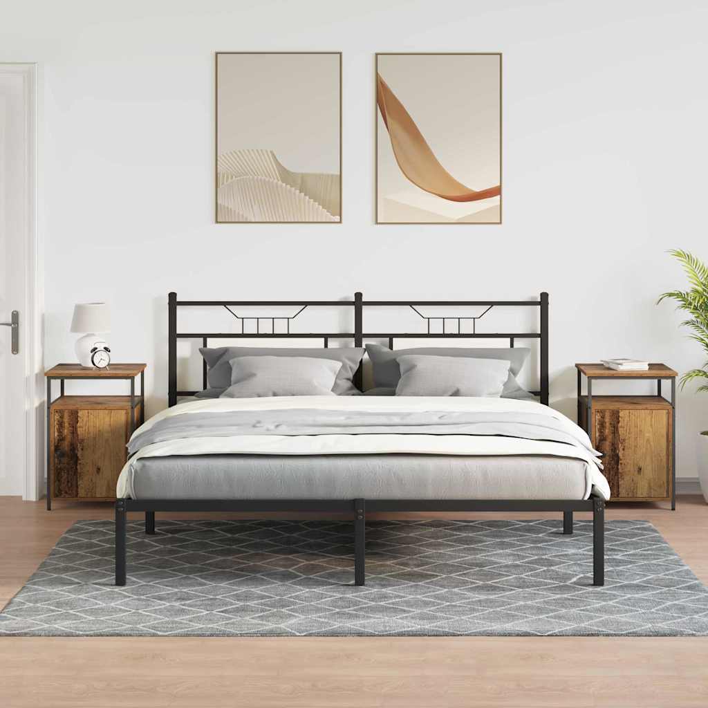 Nachtkastje Oud hout Bewerkt hout is nu te koop bij PeponiXL, paradijselijk wonen!