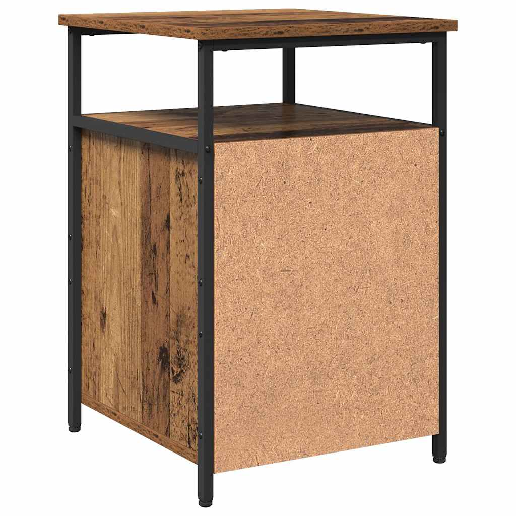 Nachtkastje Oud hout Bewerkt hout is nu te koop bij PeponiXL, paradijselijk wonen!