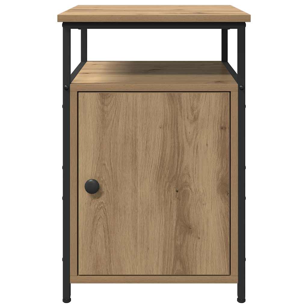 Nachtkastje artisanaal eikenkleurig Bewerkt hout is nu te koop bij PeponiXL, paradijselijk wonen!