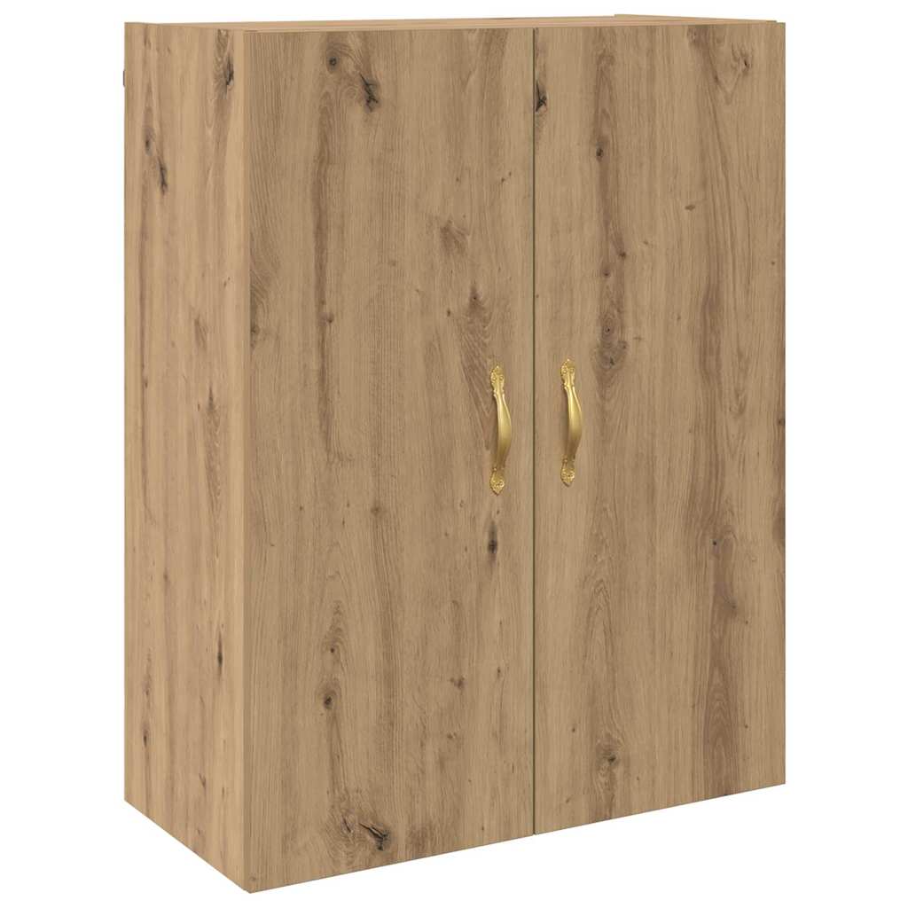 Wandkast Artisan Eiken 69,5 x 34 x 90 cm Bewerkt hout is nu te koop bij PeponiXL, paradijselijk wonen!