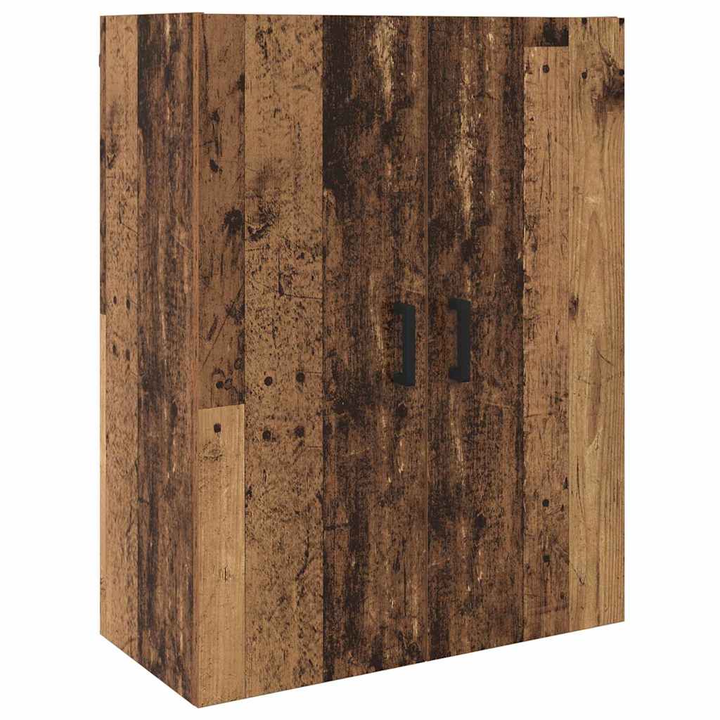 Wandkast Wandgemonteerd Oudhout 69,5 x 34 x 90 cm Bewerkt hout is nu te koop bij PeponiXL, paradijselijk wonen!