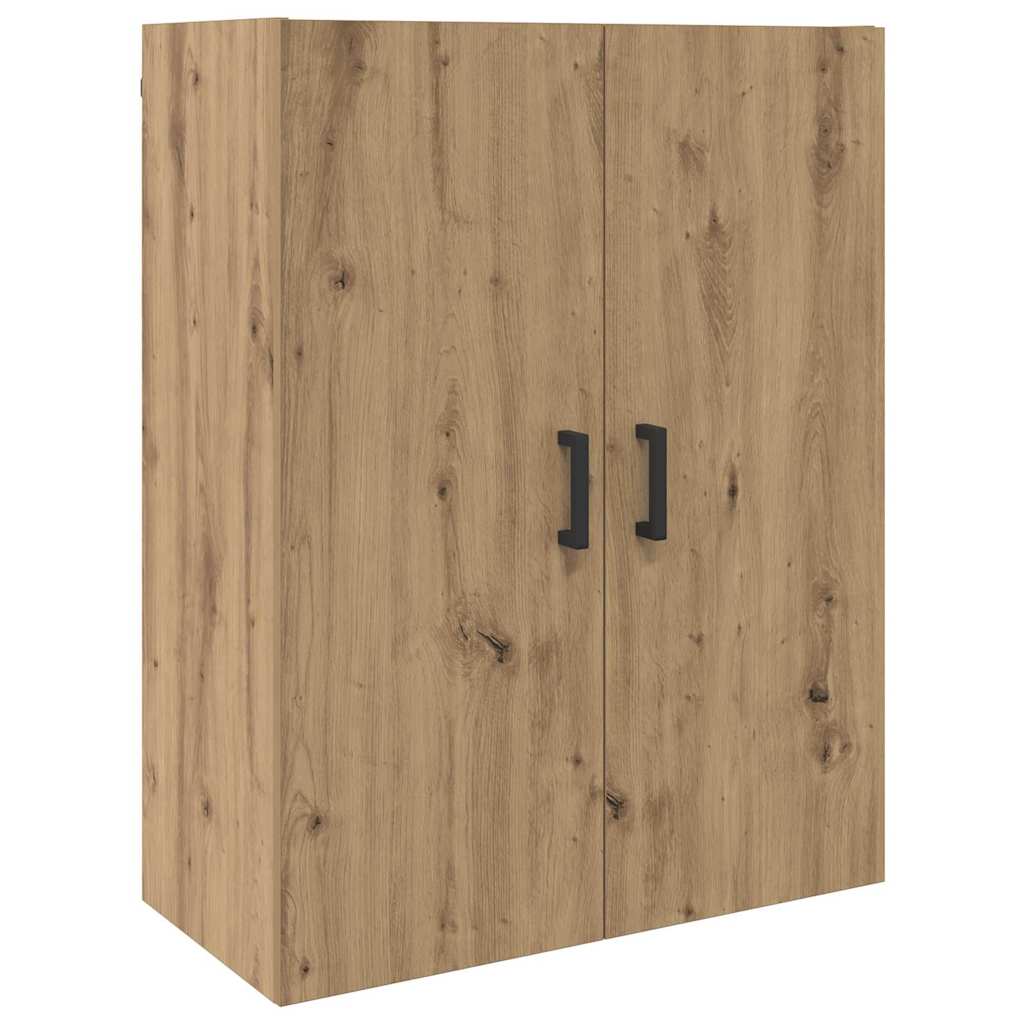 Wandkast Artisan Eiken 69,5 x 34 x 90 cm Bewerkt hout is nu te koop bij PeponiXL, paradijselijk wonen!