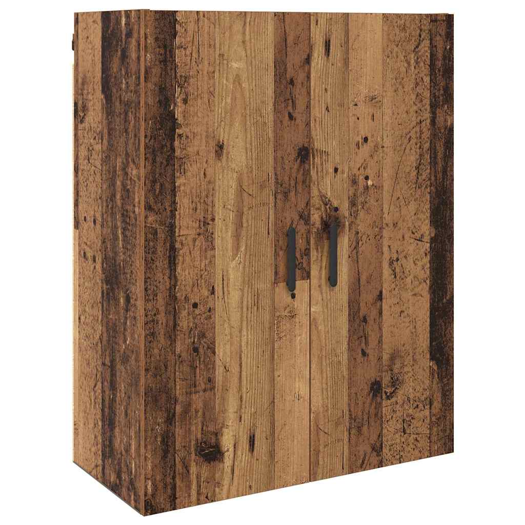 Wandkast Wandgemonteerd Oudhout 69,5 x 34 x 90 cm Bewerkt hout is nu te koop bij PeponiXL, paradijselijk wonen!