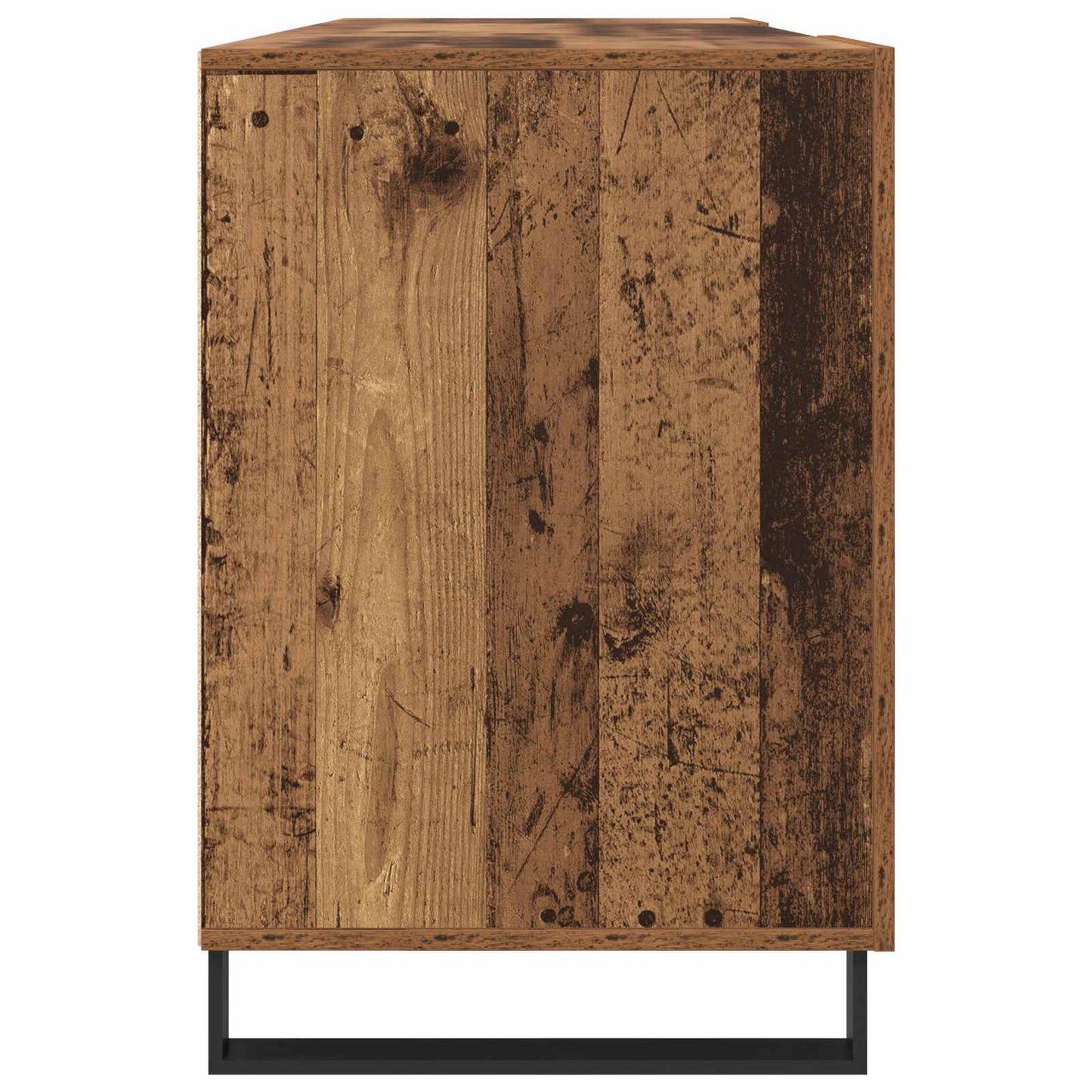 Bureau met plank Oud hout 140 x 50 x 75 cm Bewerkt hout is nu te koop bij PeponiXL, paradijselijk wonen!
