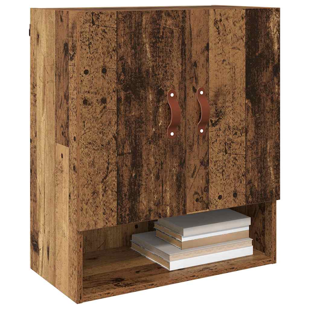 Wandkast Wandgemonteerd Oud hout 60 x 31 x 70 cm Bewerkt hout is nu te koop bij PeponiXL, paradijselijk wonen!