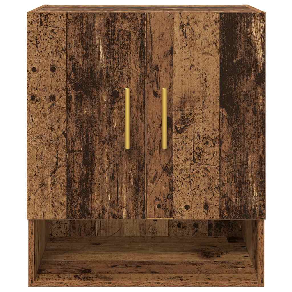 Wandkast Wandgemonteerd Oud hout 60 x 31 x 70 cm Bewerkt hout is nu te koop bij PeponiXL, paradijselijk wonen!