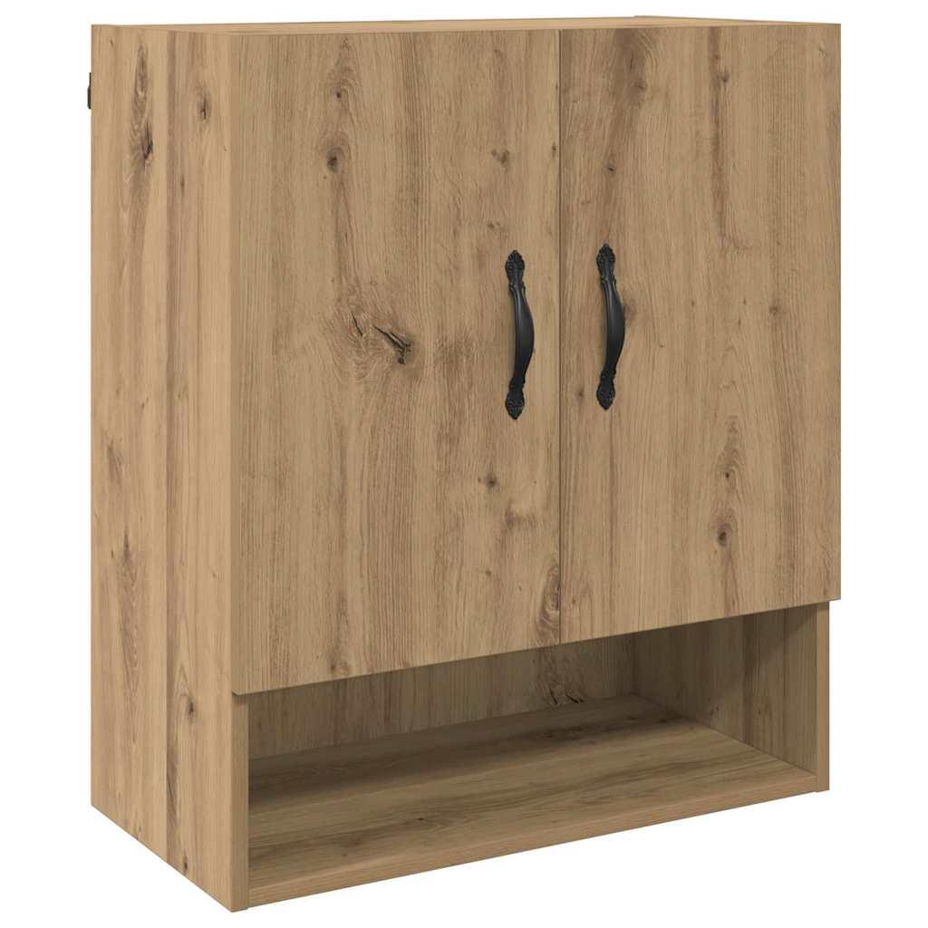 Wandkast Artisan Eiken 60 x 31 x 70 cm Bewerkt hout is nu te koop bij PeponiXL, paradijselijk wonen!