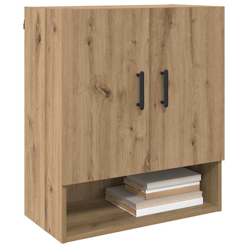 Wandkast Artisan Eiken 60 x 31 x 70 cm Bewerkt hout is nu te koop bij PeponiXL, paradijselijk wonen!