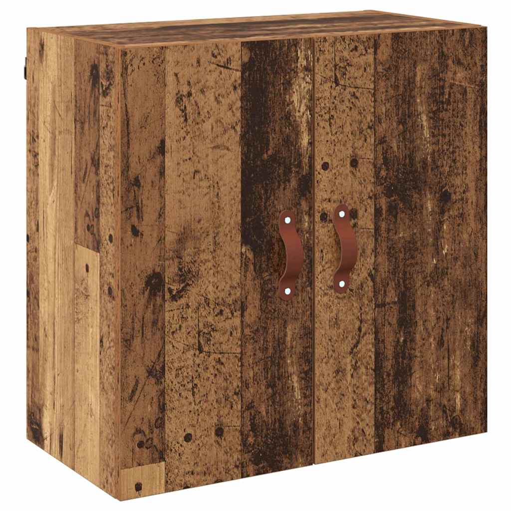 Wandkast Wandgemonteerd Oud hout 60 x 31 x 60 cm Bewerkt hout is nu te koop bij PeponiXL, paradijselijk wonen!
